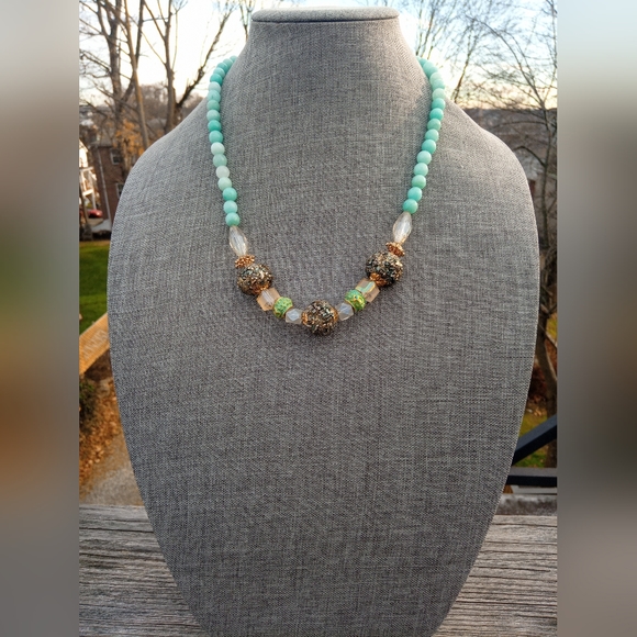 Cida's-Handmade turquoise necklace - Picture 5 of 5